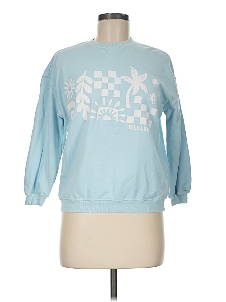 Pre-owned Billabong Sweatshirt In Blue