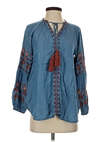 Altar'd State Long Sleeve Blouse (view 1)