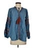 Altar'd State 100% Lyocell Blue Long Sleeve Blouse Size S - photo 1