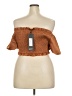 Rebdolls 100% Polyester Brown Short Sleeve Blouse Size 2X - photo 2