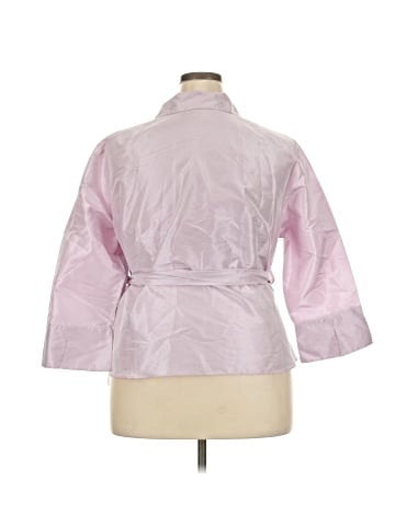 Lafayette 148 New York 3/4 Sleeve Silk Top (view 2)