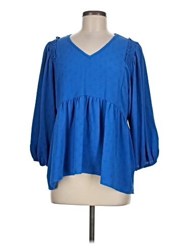 Entro 3/4 Sleeve Blouse (view 1)