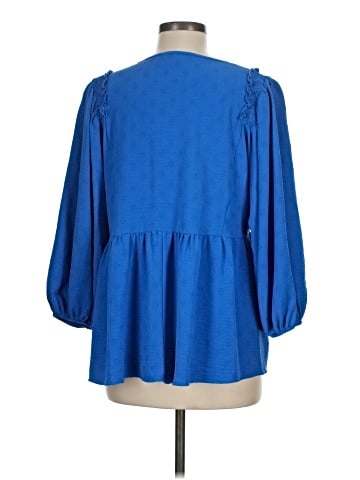 Entro 3/4 Sleeve Blouse (view 2)
