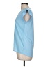 metaphor 100% Polyester Blue Short Sleeve Blouse Size M - photo 5