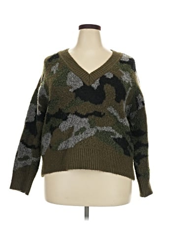 Aqua Pullover Sweater (view 1)