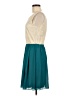Francesca's 100% Polyester Color Block Teal Cocktail Dress Size M - photo 5
