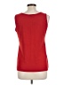 IMAN Red Sleeveless T-Shirt Size L - photo 2
