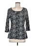 East5th Silver 3/4 Sleeve T-Shirt Size M - photo 1