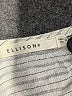 Ellison 100% Cotton Silver Short Sleeve Blouse Size M - photo 7