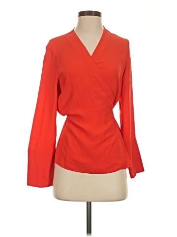 Topshop Long Sleeve Blouse (view 1)