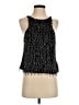 Topshop 100% Polyester Black Sleeveless Blouse Size 2 - photo 1