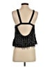 Topshop 100% Polyester Black Sleeveless Blouse Size 2 - photo 2