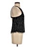 Topshop 100% Polyester Black Sleeveless Blouse Size 2 - photo 4