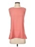 Ann Taylor 100% Polyester Pink Sleeveless Blouse Size S - photo 1