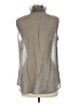 CAbi Gray Sleeveless Button-Down Shirt Size L - photo 2