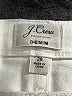 J.Crew Solid Ivory Denim Skirt Size 28 waist - photo 4