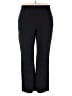 212 Collection Solid Black Active Pants Size 18 - photo 1