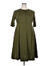 Unbranded Solid Green Casual Dress Size XXL - photo 1