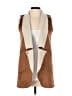 Elevenses 100% Polyester Brown Vest Size XS - photo 1