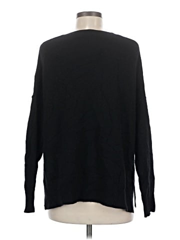 Aqua Cashmere Pullover Sweater (view 2)