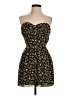BCBGeneration Floral Black Cocktail Dress Size XS - photo 1