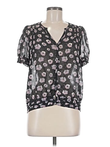 Pins and Needles Short Sleeve Blouse (view 1)