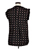 Pleione 100% Polyester Black Short Sleeve Blouse Size XL - photo 2