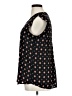 Pleione 100% Polyester Black Short Sleeve Blouse Size XL - photo 5