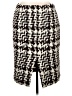 Ellen Tracy Houndstooth Brown Wool Skirt Size 14 - photo 2