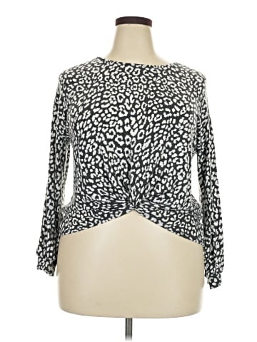 Karen Kane Long Sleeve Blouse (view 1)