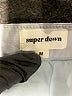Superdown 100% Cotton Solid Blue Denim Skirt Size M - photo 4