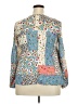 North Style 100% Rayon Blue Long Sleeve Blouse Size L - photo 2