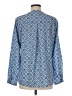 Appleseeds Blue Long Sleeve Blouse Size M - photo 2