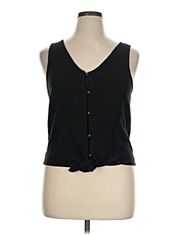 TeXTURE & THREAD Madewell Sleeveless Blouse (view 1)