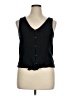 TeXTURE & THREAD Madewell 100% Cotton Black Sleeveless Blouse Size XL - photo 1