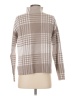 Max Studio Plaid Tan Turtleneck Sweater Size S - photo 2