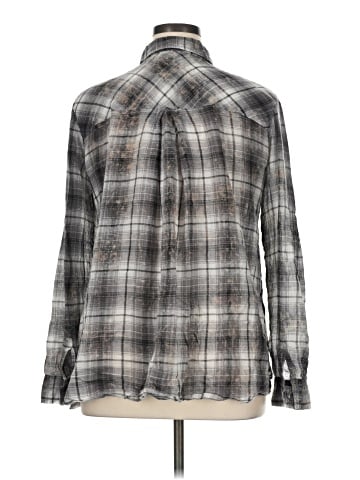 Enza Costa Long Sleeve Button-Down Shirt (view 2)