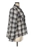 Enza Costa Plaid Gray Long Sleeve Button-Down Shirt Size L (estimated) - photo 4