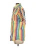 Trinity 100% Cotton Stripes Yellow Short Sleeve Button-Down Shirt Size S - photo 5