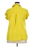 Rose + Olive 100% Rayon Yellow Short Sleeve Blouse Size L - photo 2