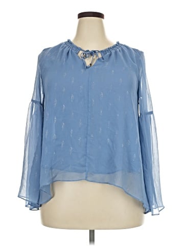 Jennifer Lopez Long Sleeve Blouse (view 1)
