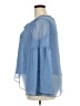 Jennifer Lopez 100% Polyester Blue Long Sleeve Blouse Size L - photo 5
