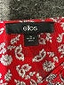 Ellos 100% Rayon Paisley Red Casual Dress Size 16 - photo 7