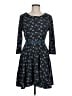 Alya Hearts Blue Casual Dress Size M - photo 1