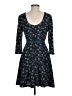 Alya Hearts Blue Casual Dress Size M - photo 2