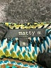 Matty M Chevron-herringbone Teal Casual Dress Size S - photo 7