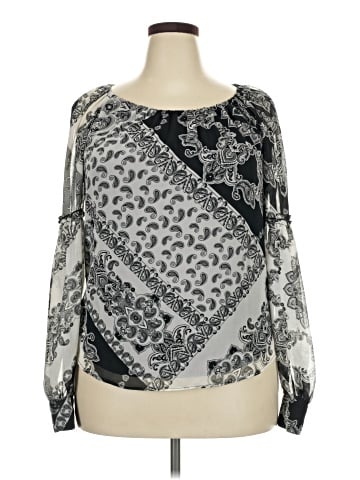 Karen Kane Long Sleeve Blouse (view 1)