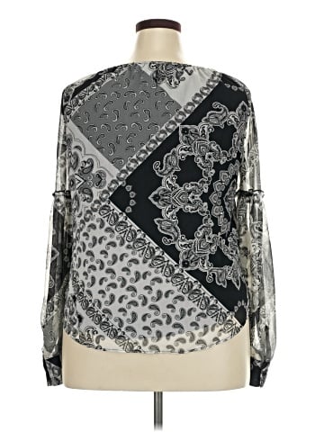 Karen Kane Long Sleeve Blouse (view 2)