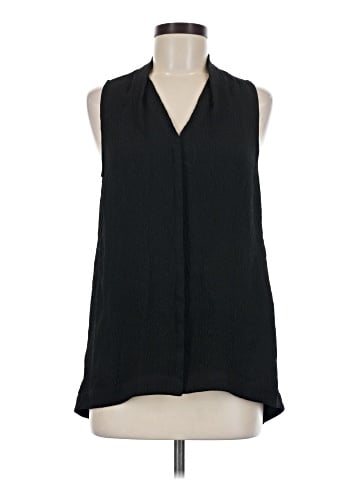 Helmut Lang Sleeveless Silk Top (view 1)