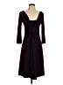 Chaps Solid Black Cocktail Dress Size S - photo 1